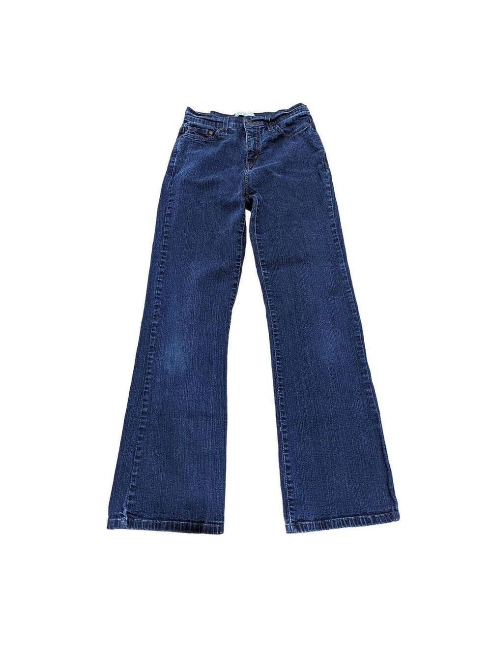 Levi's Women's Blue Perfectly Slimming 512 High Rise Bootcut Jeans Size 8M